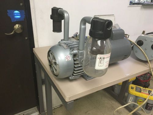 Gast 2567-V108 Vacuum Pump 1PH Dayton 1 HP Rotary Vane 115V -TESTED GOOD