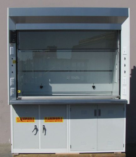 Scios HF-53 Polypropylene Lab Fume Hood Acid Resistant 5ft Wide &amp; Cabinet