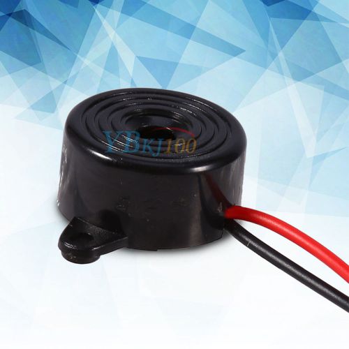 3V-24V 10mA Piezo Electronic Tone Buzzer Alarm Continuous Sound + Mounting Hole