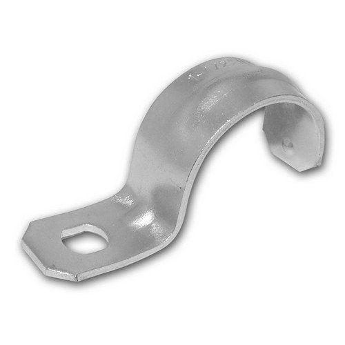 Morris 19426 heavy duty rigid pipe strap, steel, 1 hole, 1&#034; (pack of 25) for sale