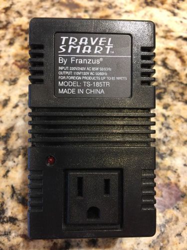 Travel Smart TS-185TR Step Down Transformer 85 Watt 220 to 110 Volt