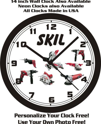 SKIL POWER TOOLS WALL CLOCK-FREE USA SHIP!