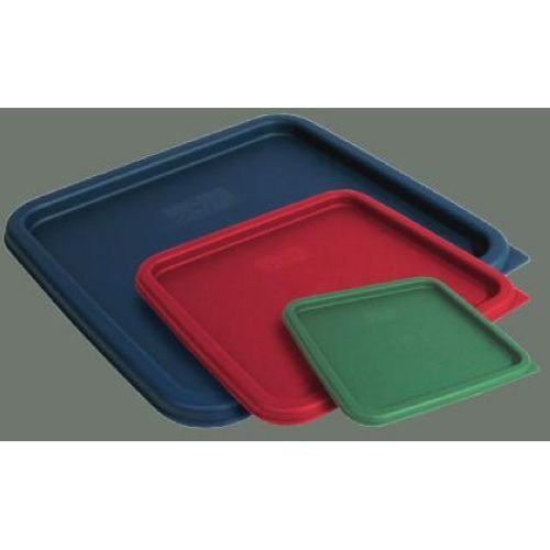 Winco PE Square Cover Blue, Fits 12, 18 &amp; 22quart