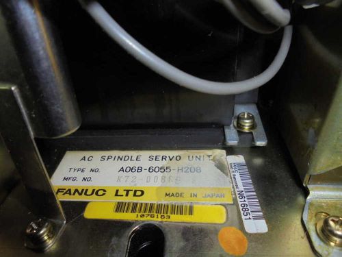 FANUC A06B-6055-H208 AC SPINDLE SERVO UNIT *NEW NO BOX*