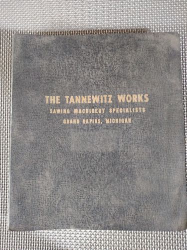Tannewitz wood working machines catalog for sale
