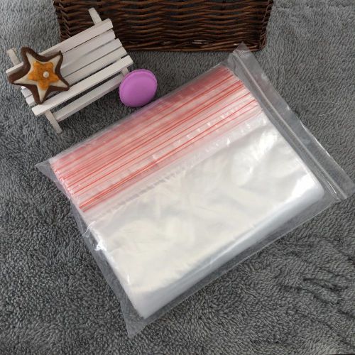 100 Pcs 20*28CM Ziplock Packaging Bags Zip Lock Reclosable Bags