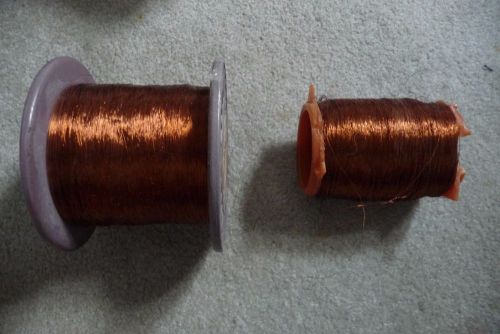 Copper winding wire   reels  total 2 for sale