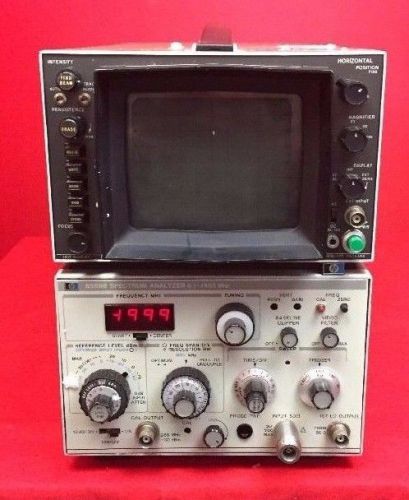 HEWLETT PACKARD 181T Display And 8558B Spectrum Analyzer Module FOR PARTS