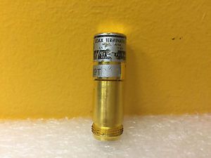 HP / Agilent 909A-013, DC to 18 Ghz, 50 Ohm, 2 W, Type N (F) Coax Termination