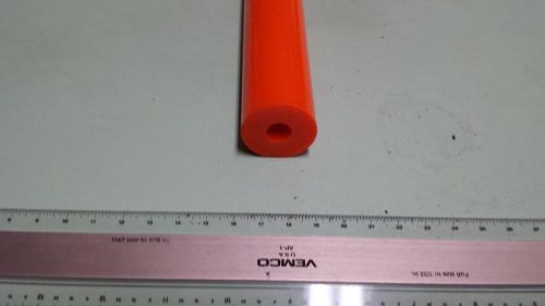 1/2&#034; ID x 1-1/2&#034; OD X 24&#034; LONG URETHANE / POLYURETHANE 80 A ORANGE TUBE