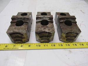 Daco M2320B10P Lathe Chuck Top Jaws 6&#034; X 2-5/16&#034; X 2-1/2&#034; Lot Of 3