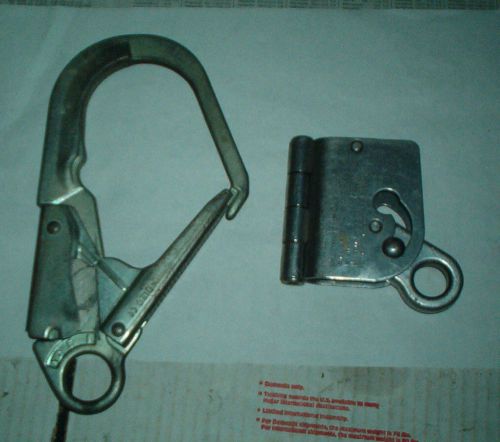 Miller Microlock 8173 trailing rope grab PLUS carbiner USA