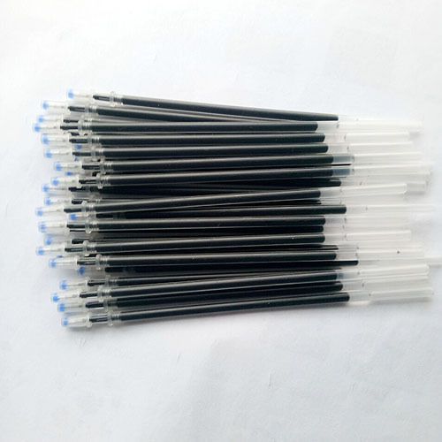 60PCS 0.38mm Black Gel Ink Pen Refills Replace Refill School Stationery Supplies