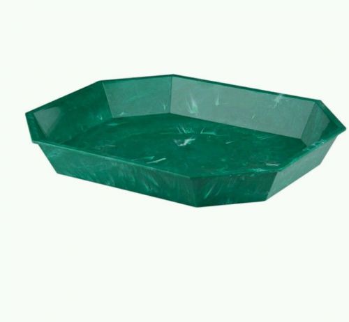 Carlisle 6725 5 lb. Green Marble Octagonal Low Profile Crock