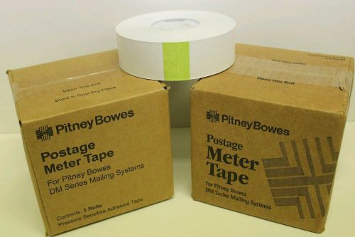 Pitney Bowes 627-8 Postage Meter Tape 3 Rolls New In Box 6278 DM Series