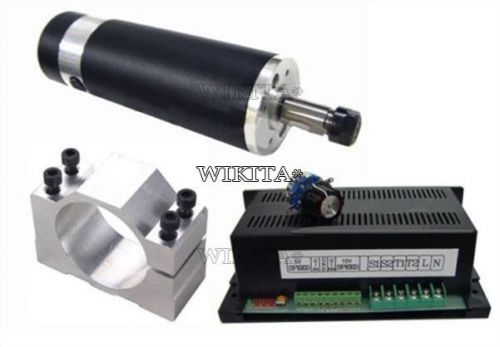 New high-speed spindle motor w/ mount bracket power supply 600w 24v-110vdc er1 j for sale