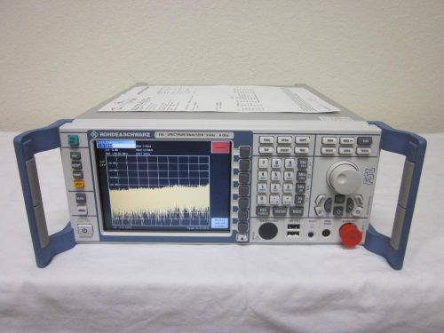 Rohde &amp; Schwarz FSL6 9kHz-6GHz Spectrum Analyzer w/ Opts B10/K7/K8 - CALIBRATED!