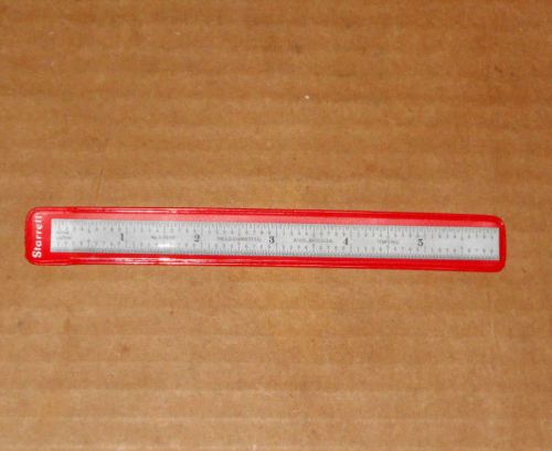 Starrett C316R-6 6-Inch Steel Rule with Inch Graduations