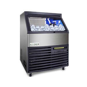 26&#034; Air Cooled Undercounter Ice Maker Full Size Cube 198 lb.
