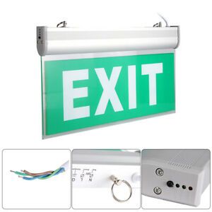 LED Exit Sign High Bright LED Light Source Exit Lighting Sign For Learning