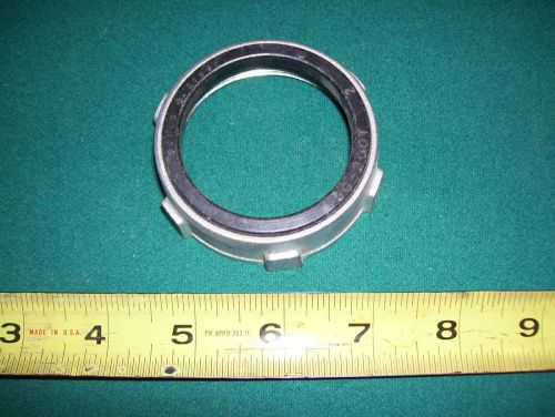 (1) - n.o.s - 2&#034;  conduit insulated metal bushing - new-old-stock for sale
