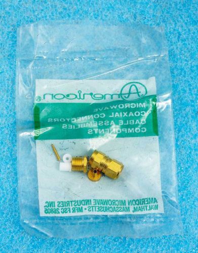 New sealed americon sma subminature rf microwave inline plug connector for sale