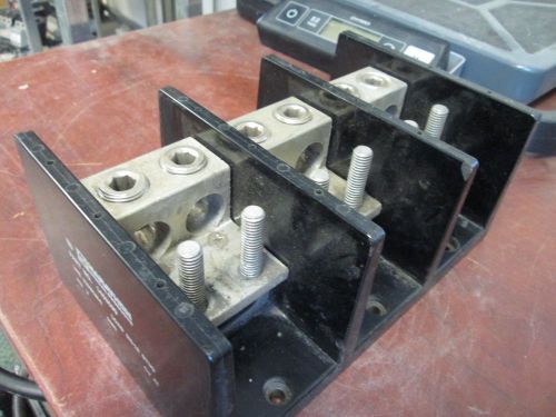 Marathon Power Distribution Block 1453599 Line(2) 500MCM Load(2) 3/8&#034; Stud 3P