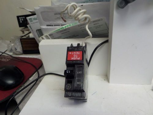 GE 15 AMP GFCI BREAKER 120 VOLT