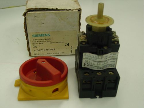 SIEMENS 3LD1218-OTB53 SAFETY DISCONNECT SWITCH