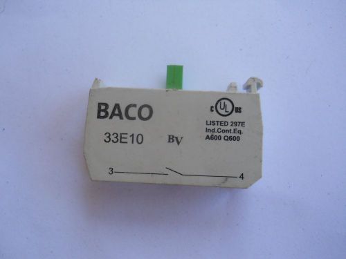 BACO Normally Open Contact Module 33E10