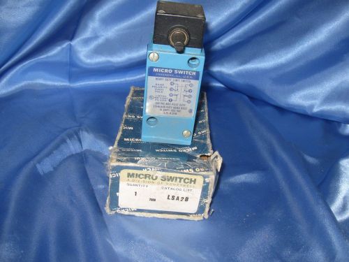 Micro Switch (LSA-2B) Standard Duty, 10 Amps, Nema B600, New in box