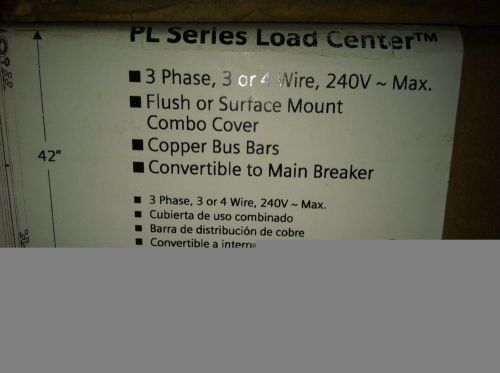 Siemens p4260l3225cu 225-amp indoor main lug 42 space, 60 circuit 3-phase load c for sale