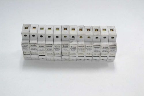 LOT 12 GOULD USCC1 ULTRASAFE FUSE HOLDER 1P 600V-AC 30 A AMP B350644