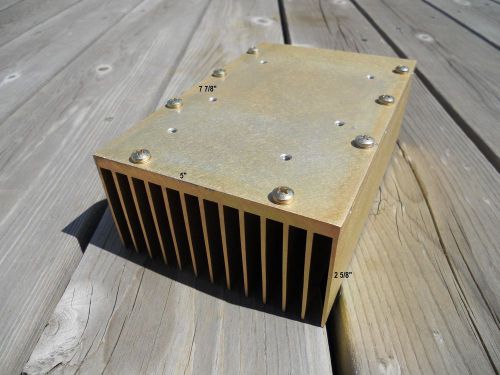 Aluminum Heat Sink 7 7/8&#034; X 5&#034; X 2 5/8&#034;