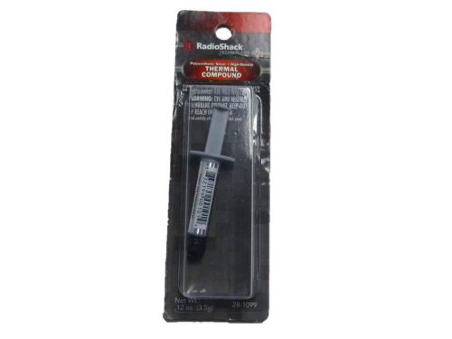 RADIOSHACK POLYSYNTHETIC SILVER HIGH-DENSITY THERMAL COMPOUND 1PK.  # 28-1099