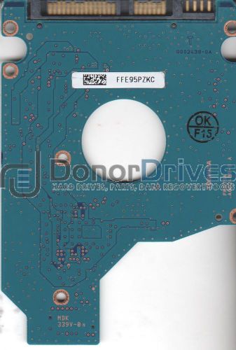 MK5055GSX, A0/FG002C, HDD2H21 F VL01 S, G002439-0A, Toshiba SATA 2.5 PCB + Servi