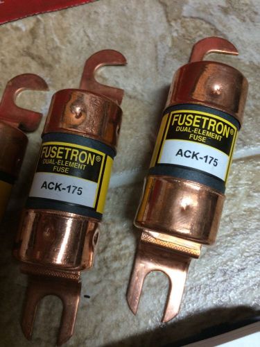 Fusetron ACK175 ACK-175 ACK 175 dual element fuse