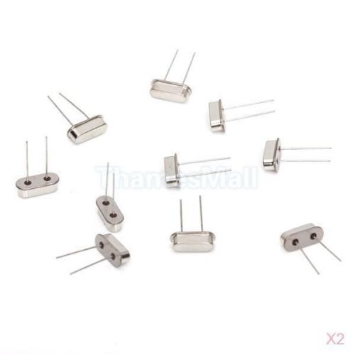 2x Set of 10pcs 2 Pin 12MHz Crystal Oscillator HC-49S High Quality