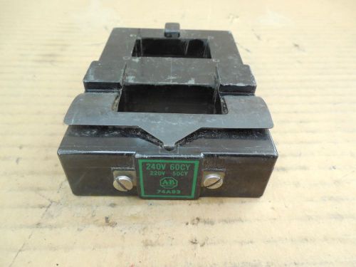 Allen bradley ab coil 74a83 220/240 v volt used for sale