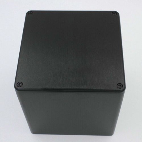 1PCS Black Aluminum 134*134*136mm Vintage Transformer Cover Enclosure