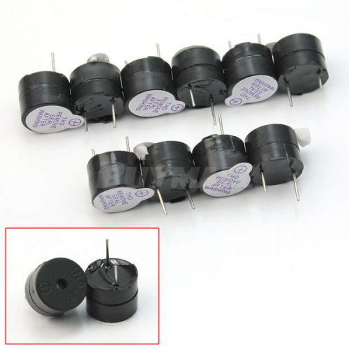 Hot Sale Durable Good Industrial 10 Pcs 5v Active Buzzer Continous Black Color