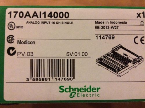 170AAI14000 NEW PLC Modicon Momentum Analog Base 170-AAI-140-00