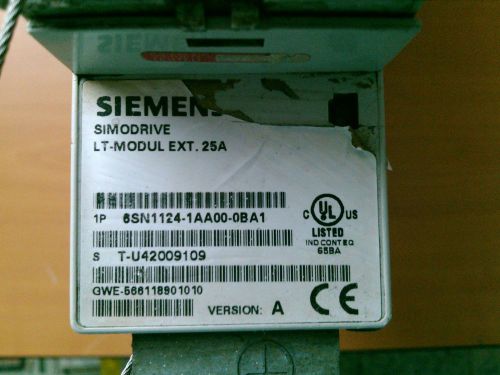 SIEMENS SIMODRIVE 6SN1124-1AA00-0BA1