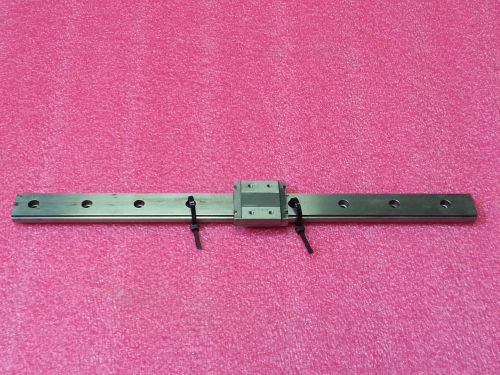 THK 14&#034; Rail w/1 THK RSR12WVM Bearing Block