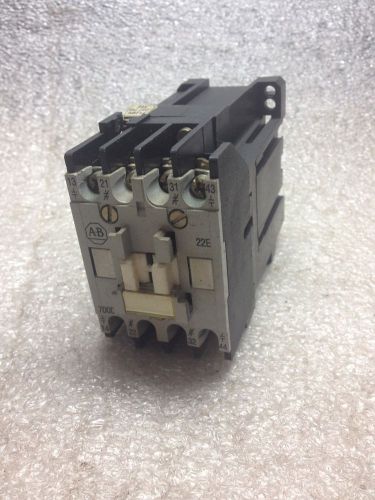 (G1-5) ALLEN-BRADLEY 700DC-F220 SERIES C CONTACTOR