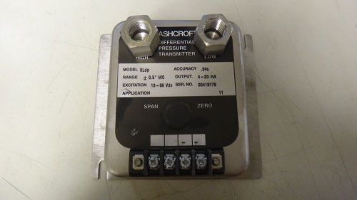 ASHCROFT XLdp DIFFERENTIAL PRESSURE TRANSMITTER