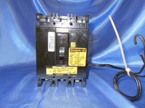 Westinghouse EHB3030A Circuit Breaker 3 Pole, 30 Amp. 480 VAC, w/ Shunt Trip NIB