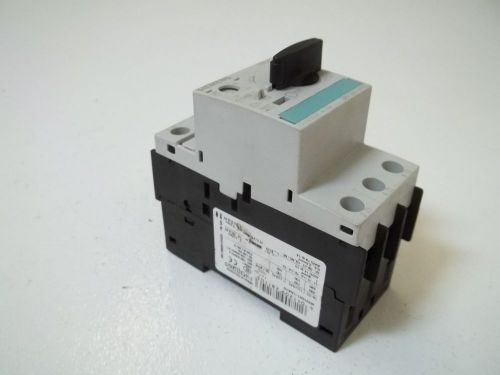 SIEMENS 3RV1021-1AA10 CIRCUIT BREAKER *USED*