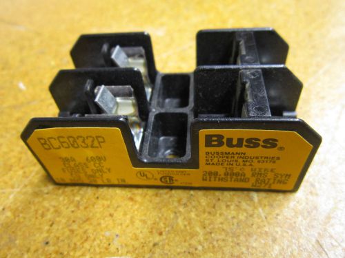 Buss bc6032p fuse block 30a 600v class cc for sale