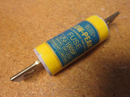 Buss Low-Peak LPJ-100SP Fuse 100A 600V Duel Element Time Delay